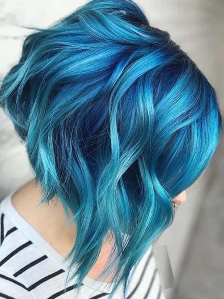 10 Beautiful Blue Color Hair Dye Compositions For Women