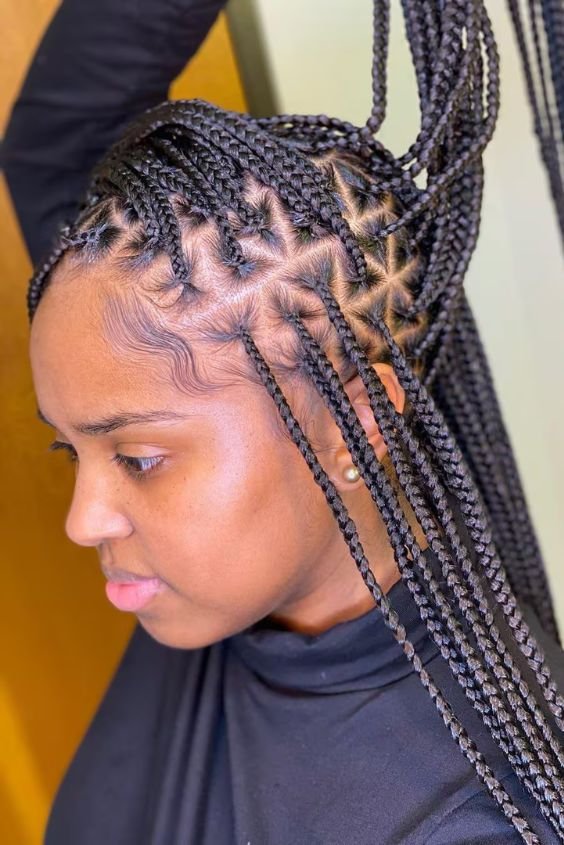 Triangle box Braids