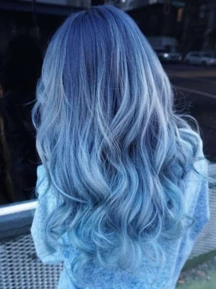 10 Beautiful Blue Color Hair Dye Compositions For Women
