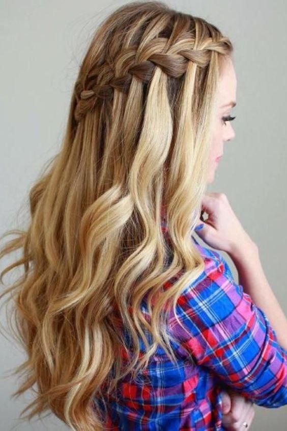 Waterfall braid 