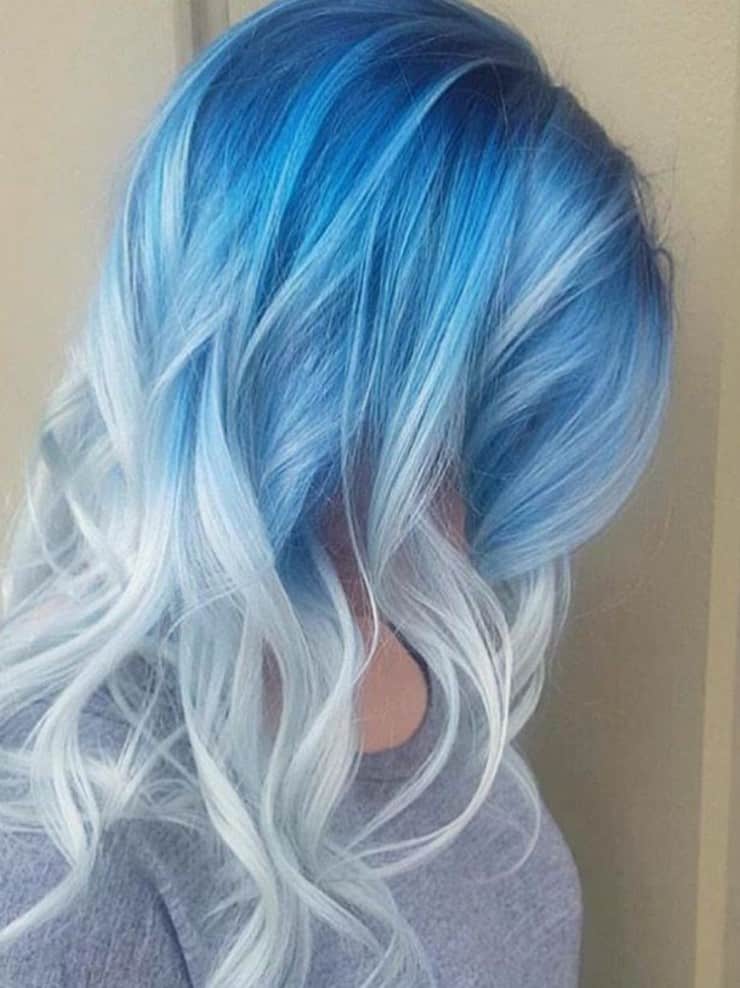 10 Beautiful Blue Color Hair Dye Compositions For Women