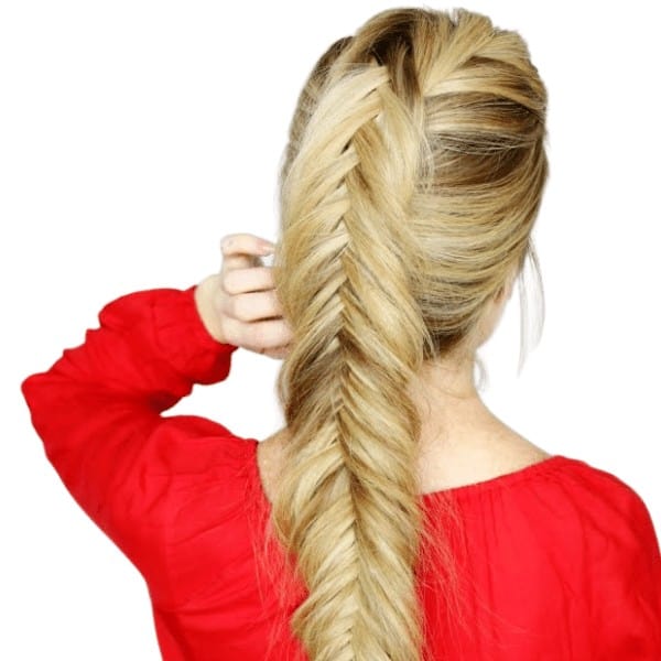A mix of fishtail and French