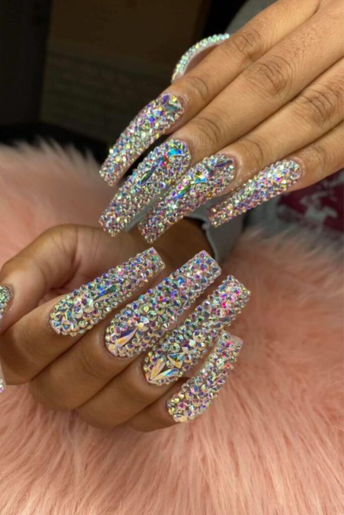 All Crystal Nails