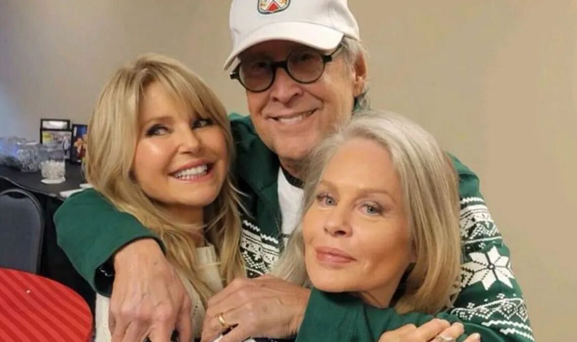 Christie Brinkley Christmas Vacation With Her Two Buddies