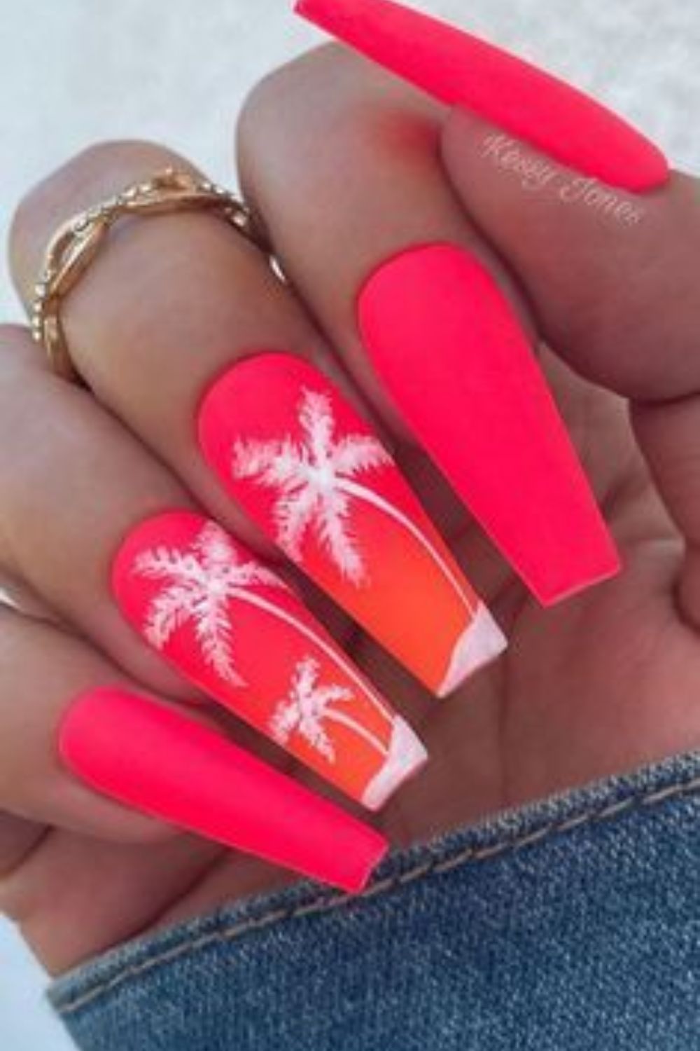 Stunning Summer Hot Pink Nails For Girly Look