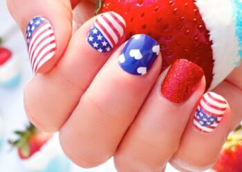 4th of july nail designs