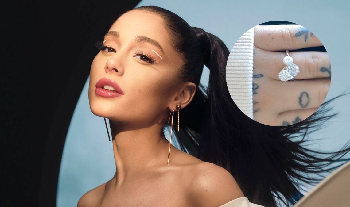 Ariana Grande Wedding Ring Designed By Fiance, Dalton Gomez