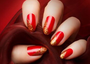 Coffin Red Nail Designs