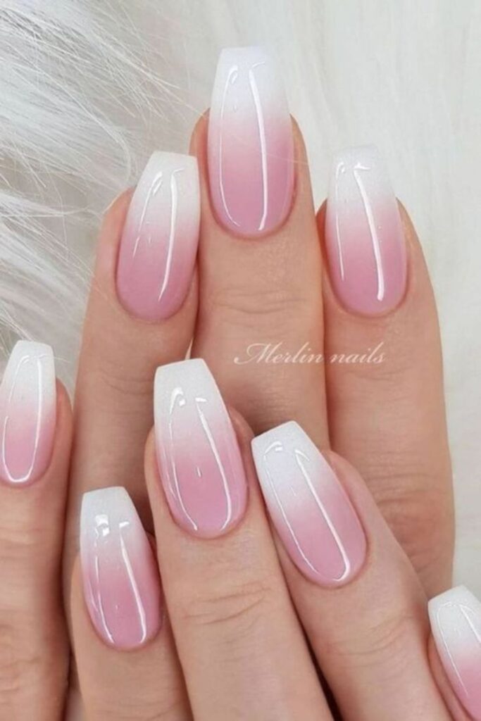 French Tip Ombre Nails
