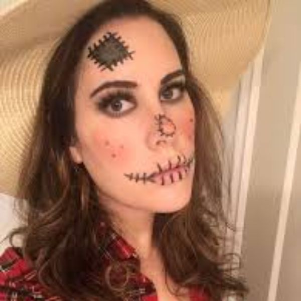 Textured Scarecrow Makeup