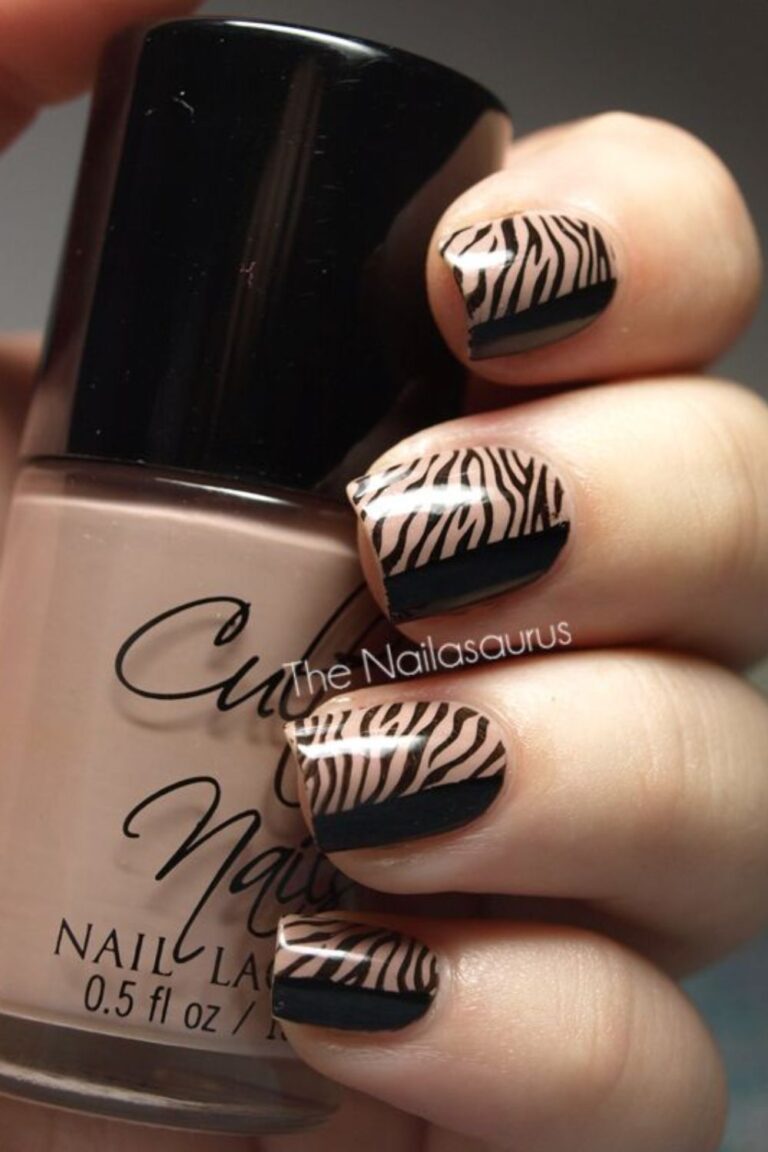 18 EyeCatching Zebra Print Nail Designs to Rock This Summer