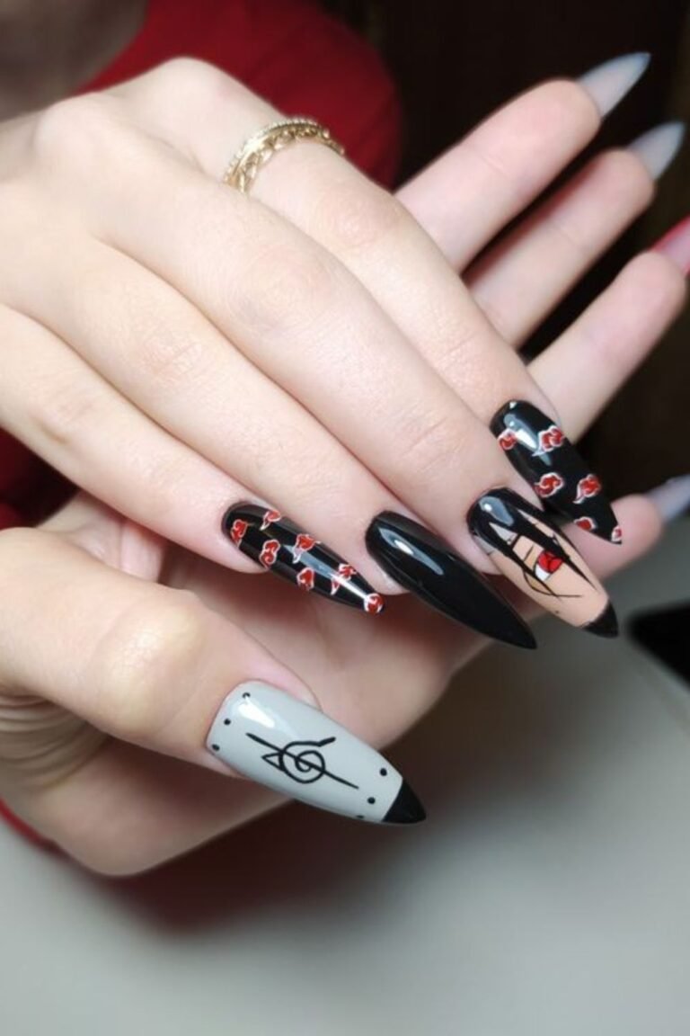 25 Stunning Demon Slayer Nail Ideas You Need to Try