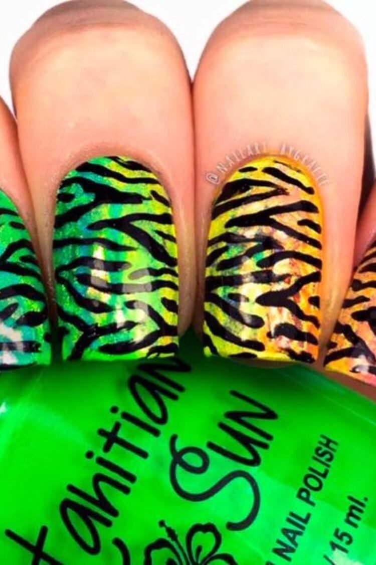 18 Eye Catching Zebra Print Nail Designs to Rock This Summer