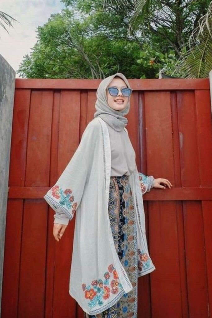 Casual Wear With Long Outer And Hijab