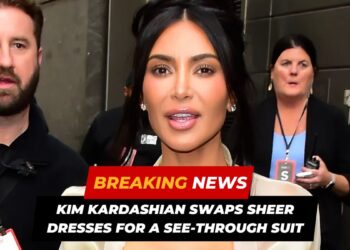 Kim Kardashian Swaps Sheer Dresses