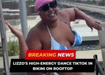 Lizzo's High-Energy Dance TikTok In Bikini On Rooftop