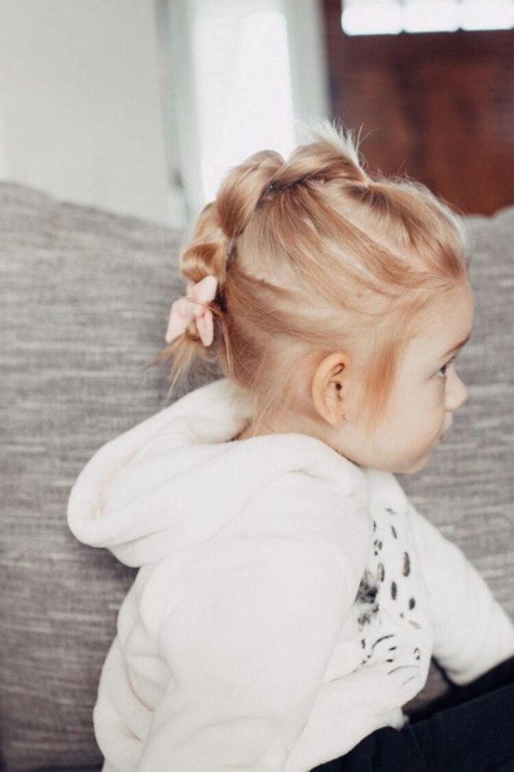 The Bubble Ponytails hairstyle for toddlers