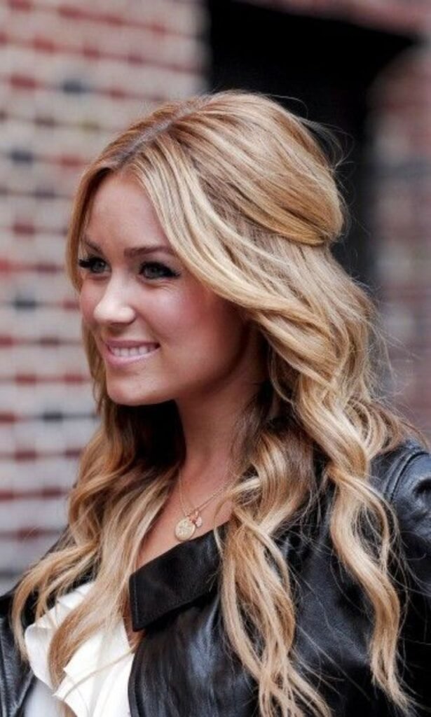 The Curly Pinned Back