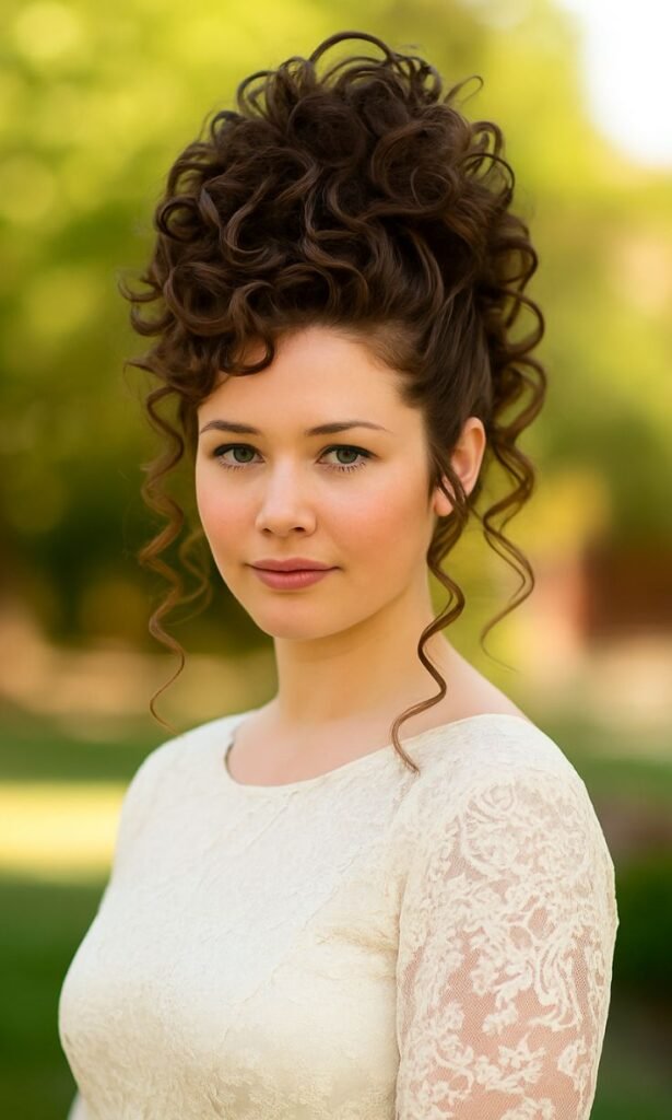 The Curly Pompadour