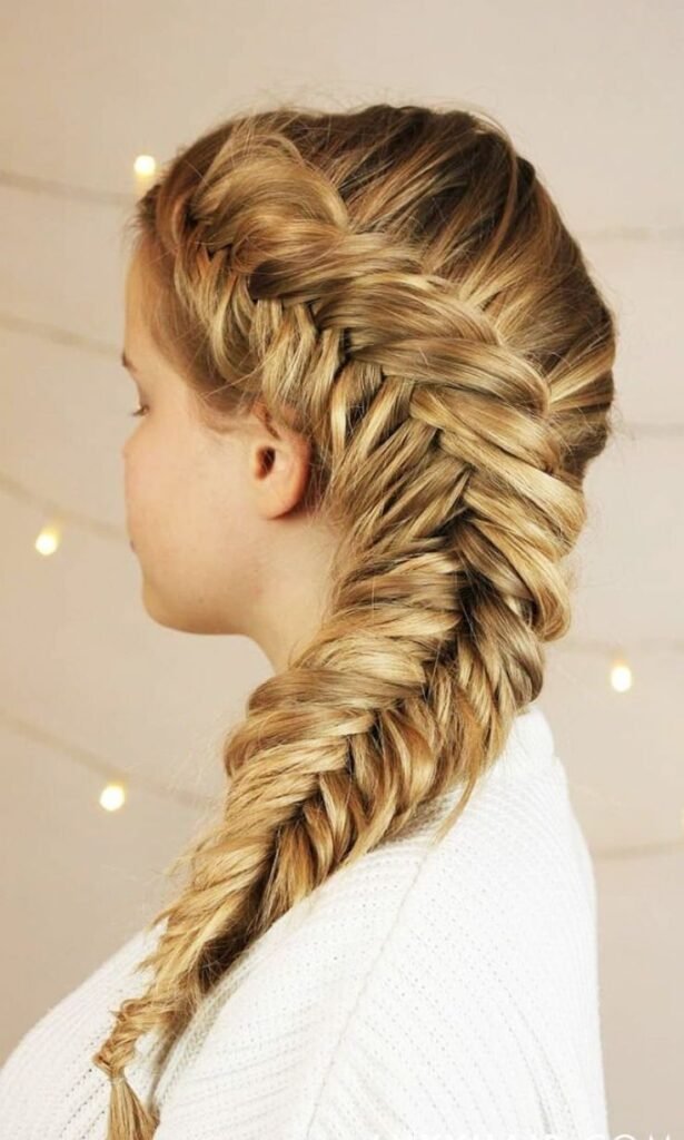 The Curly Side Braid