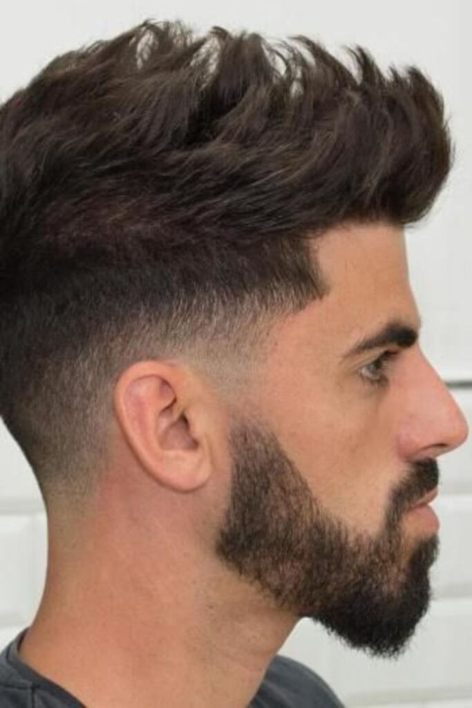 The Spiky Taper Fade