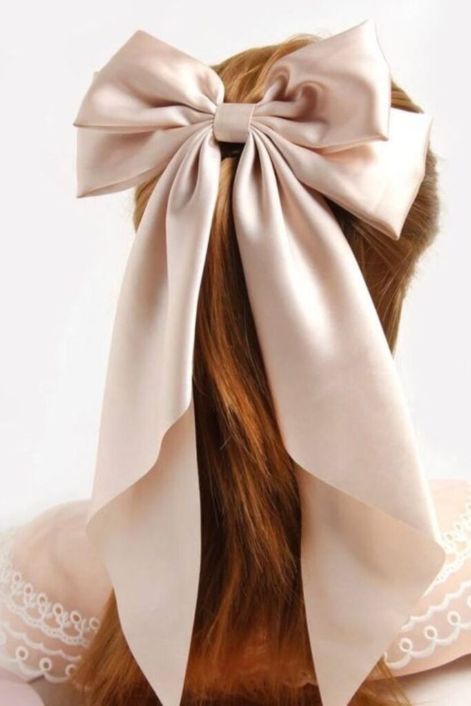 Sleek Ponytail with a Bow