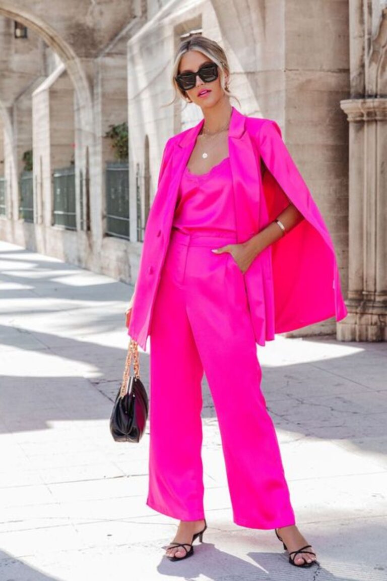 25 Chic Pink Blazer Outfit Ideas For Trendy Style