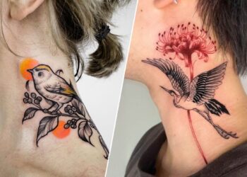 Bird Neck Tattoo Ideas