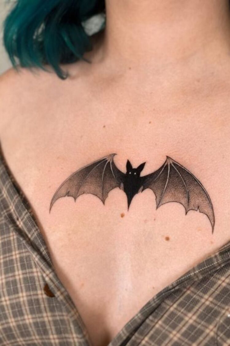 15 Bat Neck Tattoo Ideas For Dark Elegance