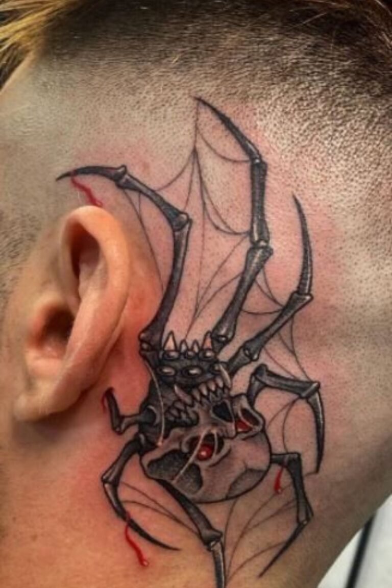 Top 20 Spider Neck Tattoo Designs To Follow