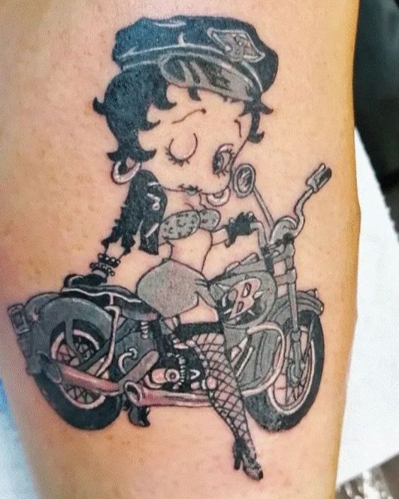 Betty Boop as a Warrior