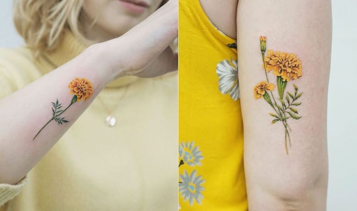 October Birth Flower Tattoo Ideas