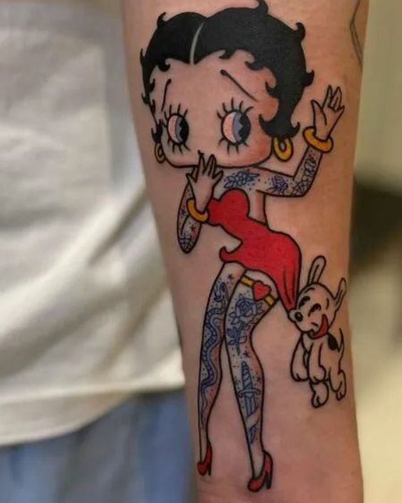 Tattooed Betty Boop