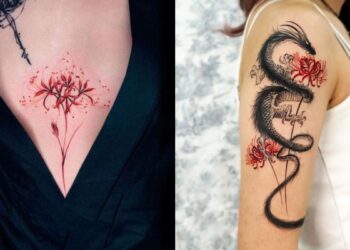 Spider Lily Tattoo Ideas