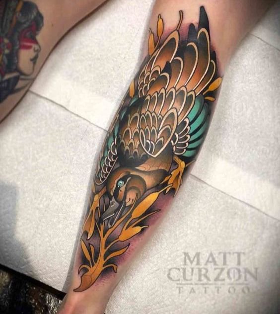 Tribal Duck Tattoo