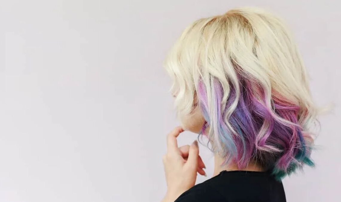 Blonde Hair With Purple Underneath