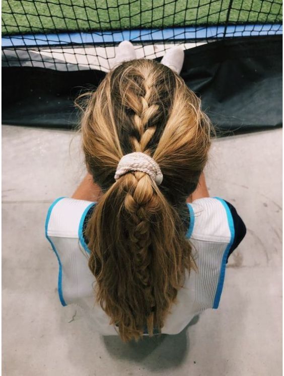 Braided Ponytail with Scrunchies