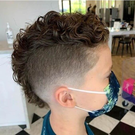 Curly Mohawk for Kids