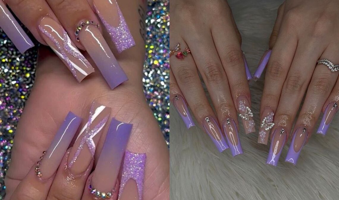 Lavender Quince Nails