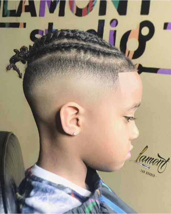 Mohawk with Braided Sides
