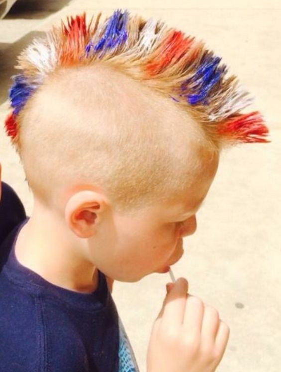 Mohawk with Color Accents