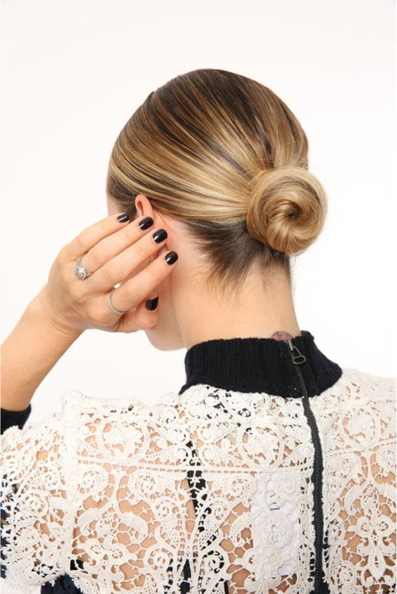 Sleek Low Bun