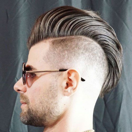 Slicked-Back Mohawk