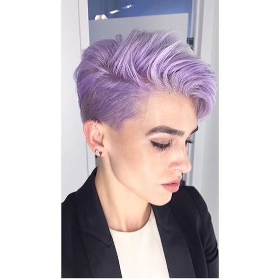 The Lavender Pixie Undercut