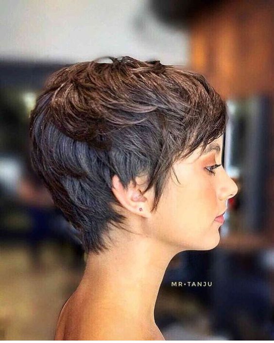 The Layered Pixie Cut