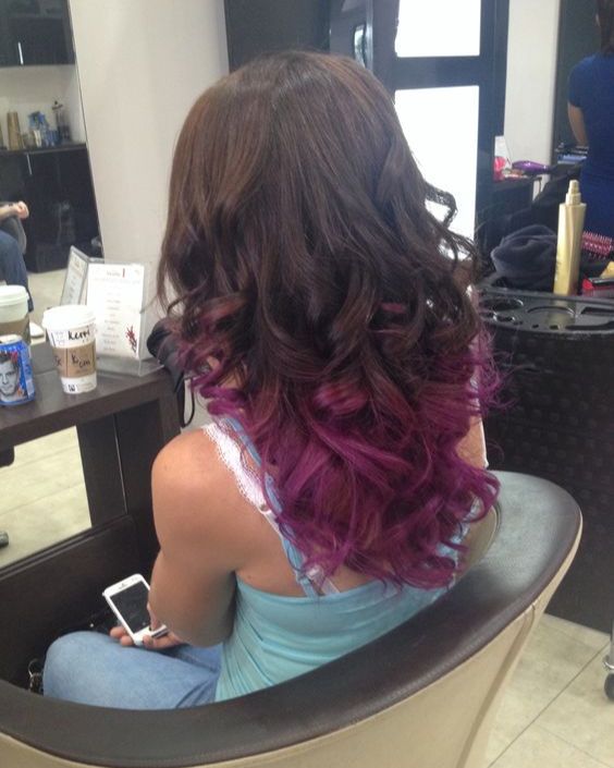 The Plum Dip-Dye