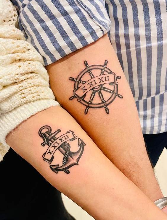 Anchor and Wheel