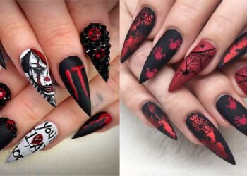 Horror Acrylic Nails Ideas