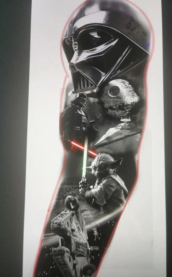 Lightsaber Battle Scene