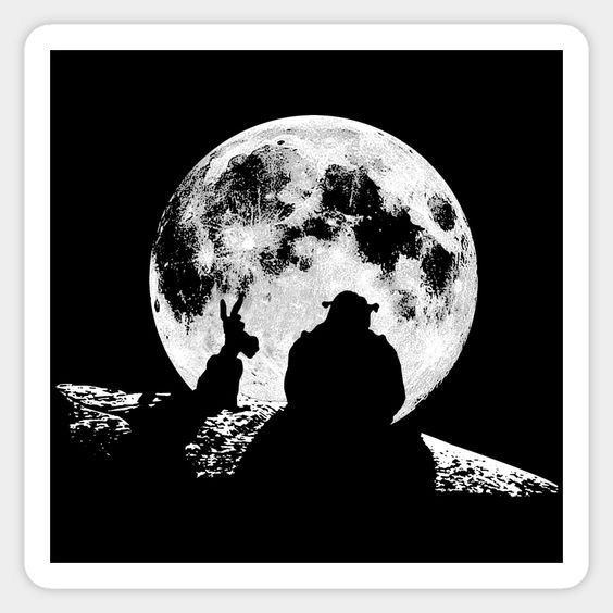 Shrek and the Moon